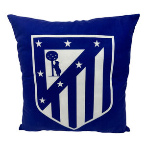 Cojín Cuadrado Coraje y Corazón Azul